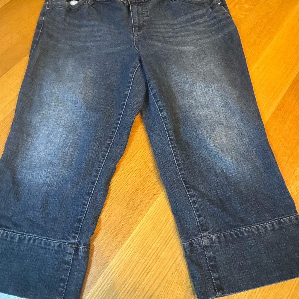 Apt. 9 Dark Blue Capris Size 18W